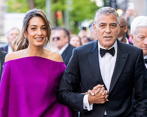 Джордж и Амаль Клуни вышли в свет спустя долгое время