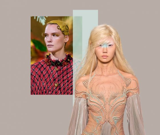 Золотая лихорадка: лучшие бьюти-образы кутюрной Недели моды FW 2026