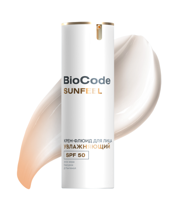 Крем-флюид для лица SPF 50, BioCode, 5800 руб.